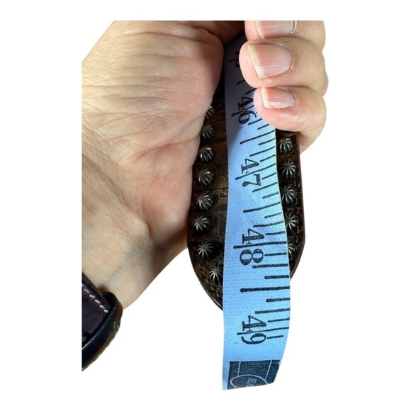 Leather & Turquoise Western‎ Style Belt XL main image 5